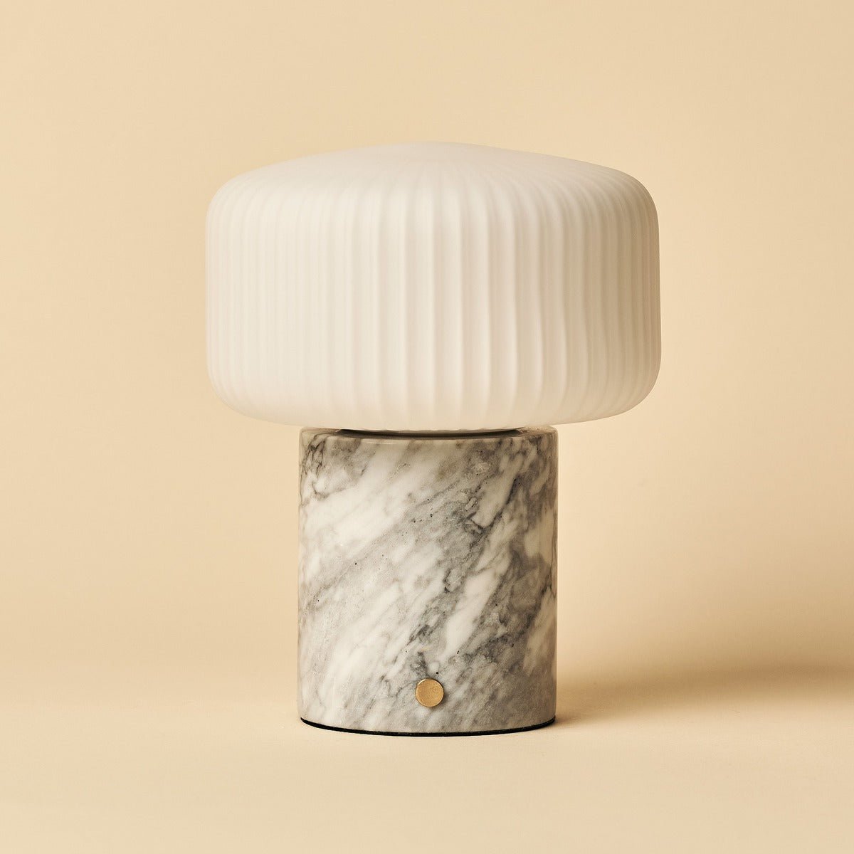 Renoir White / Bianco Statuarietto – Lampe de table rechargeable en Marbre