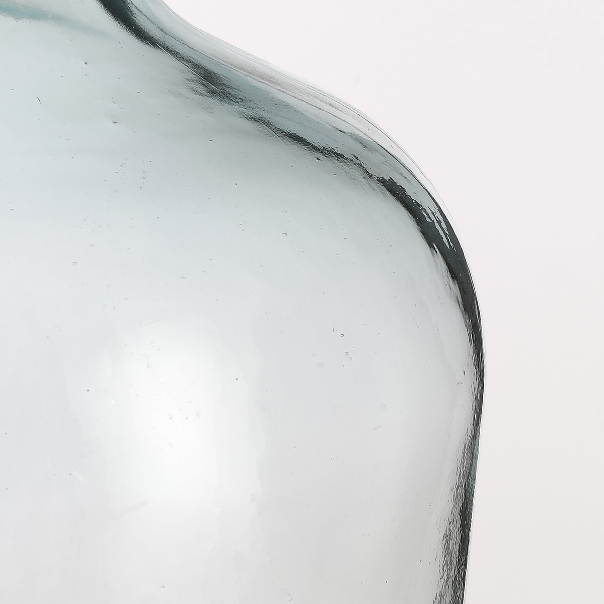 Vase Bouteille Diego - H56 x Ø40 cm - Verre recyclé - Transparent
