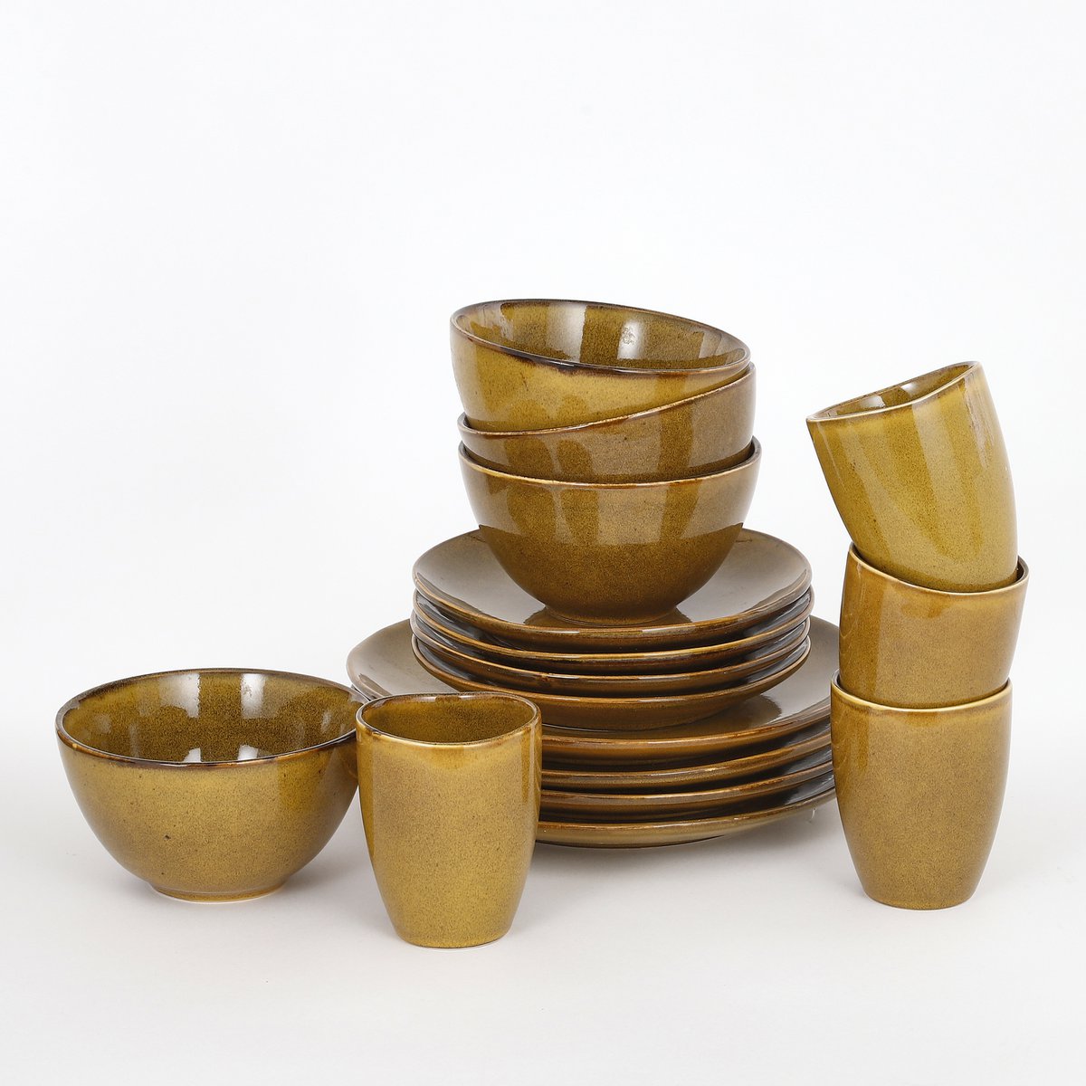 Set de service 4 personnes Tabo - Ocre