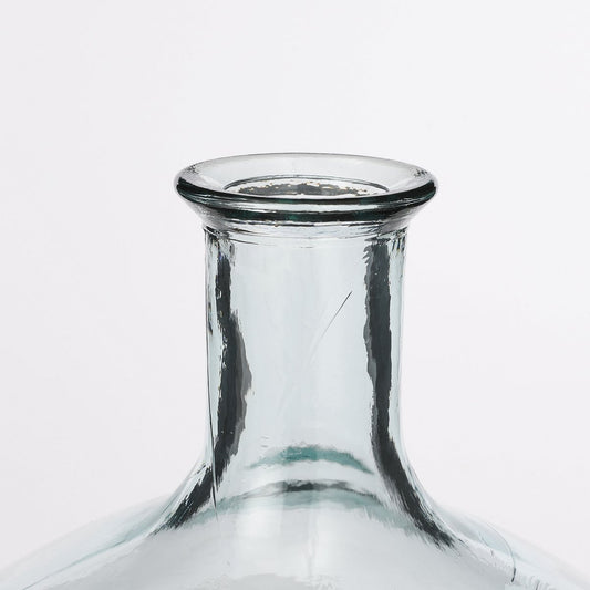 Vase Bouteille Kyara - H46 x Ø38 cm - Verre recyclé - Transparent