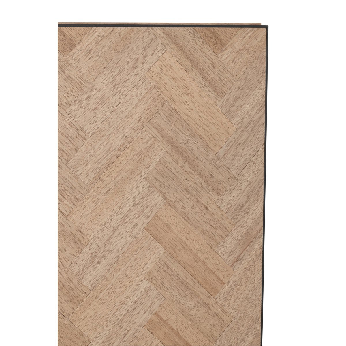 Buffet J-Line 4 portes Zigzag - bois/métal - naturel/noir