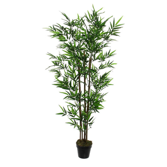 Plante Bambou Artificielle - H155 x Ø90 cm - Vert