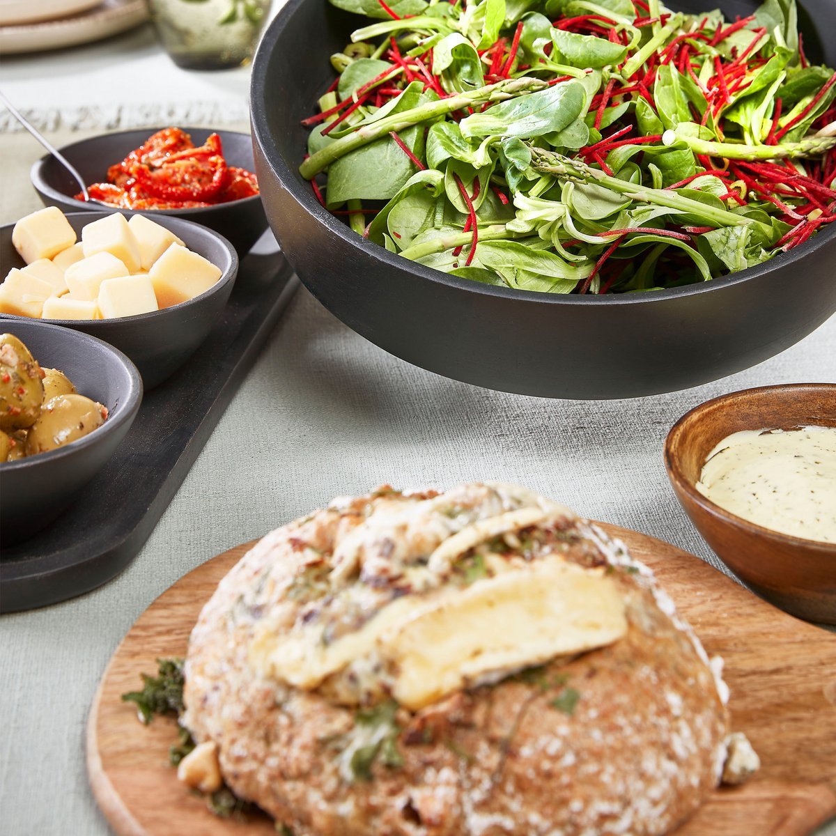 Plateau Tomar - 100% Bois de Manguier FSC - Noir