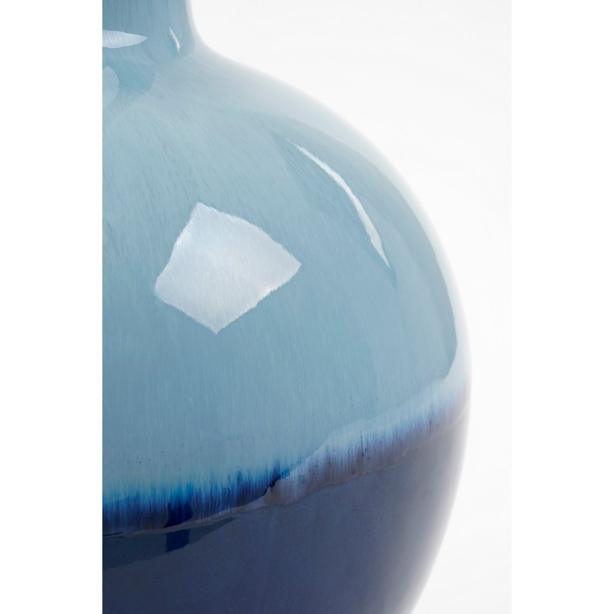 Vase Holm - H42 X Ø29 cm - Céramique - Bleu