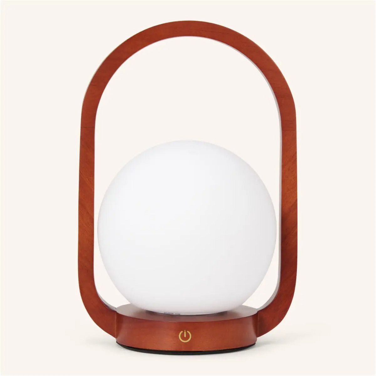 Lampe sans fil en bois marron Skye | Rechargeable et variable