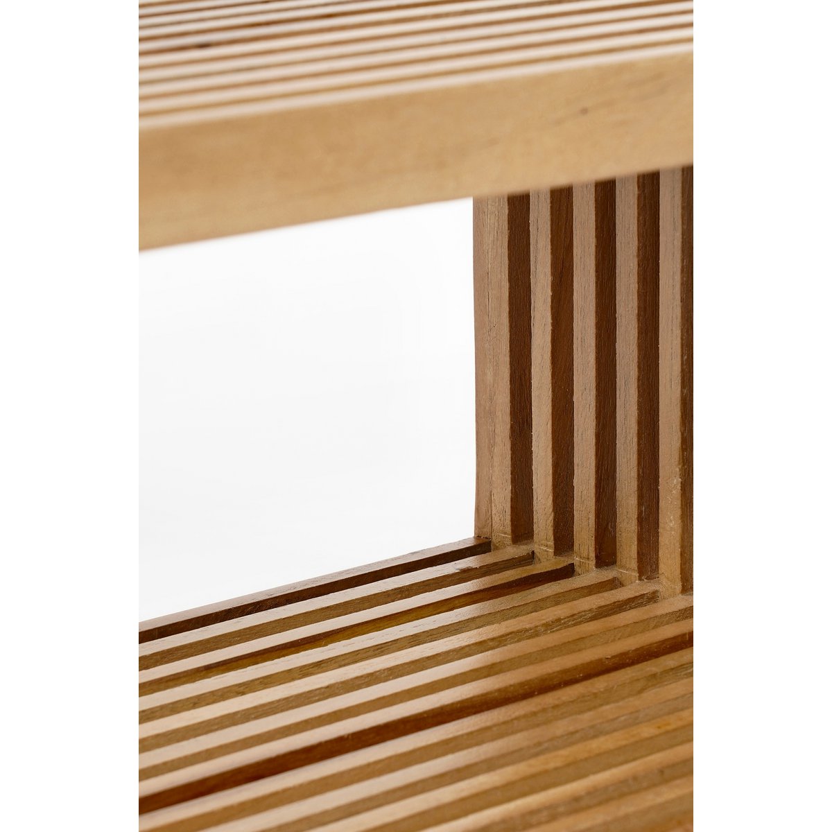 Étagère murale Josha flottante - Ensemble de 2 - L80 x B21 x H20 cm - bois recyclé - brun