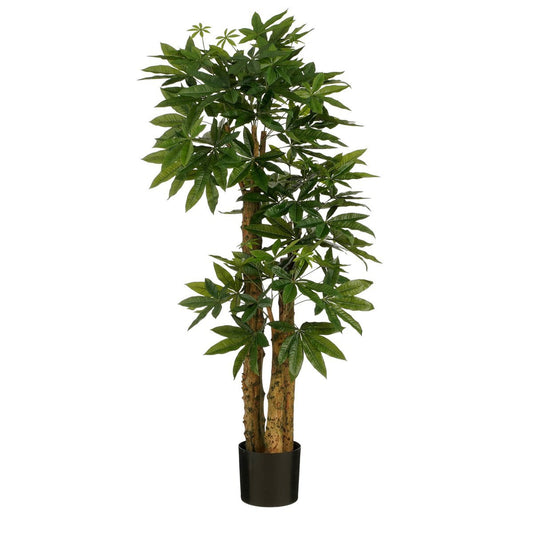 Plante Artificielle Pachira - H175 x Ø85 cm - Vert