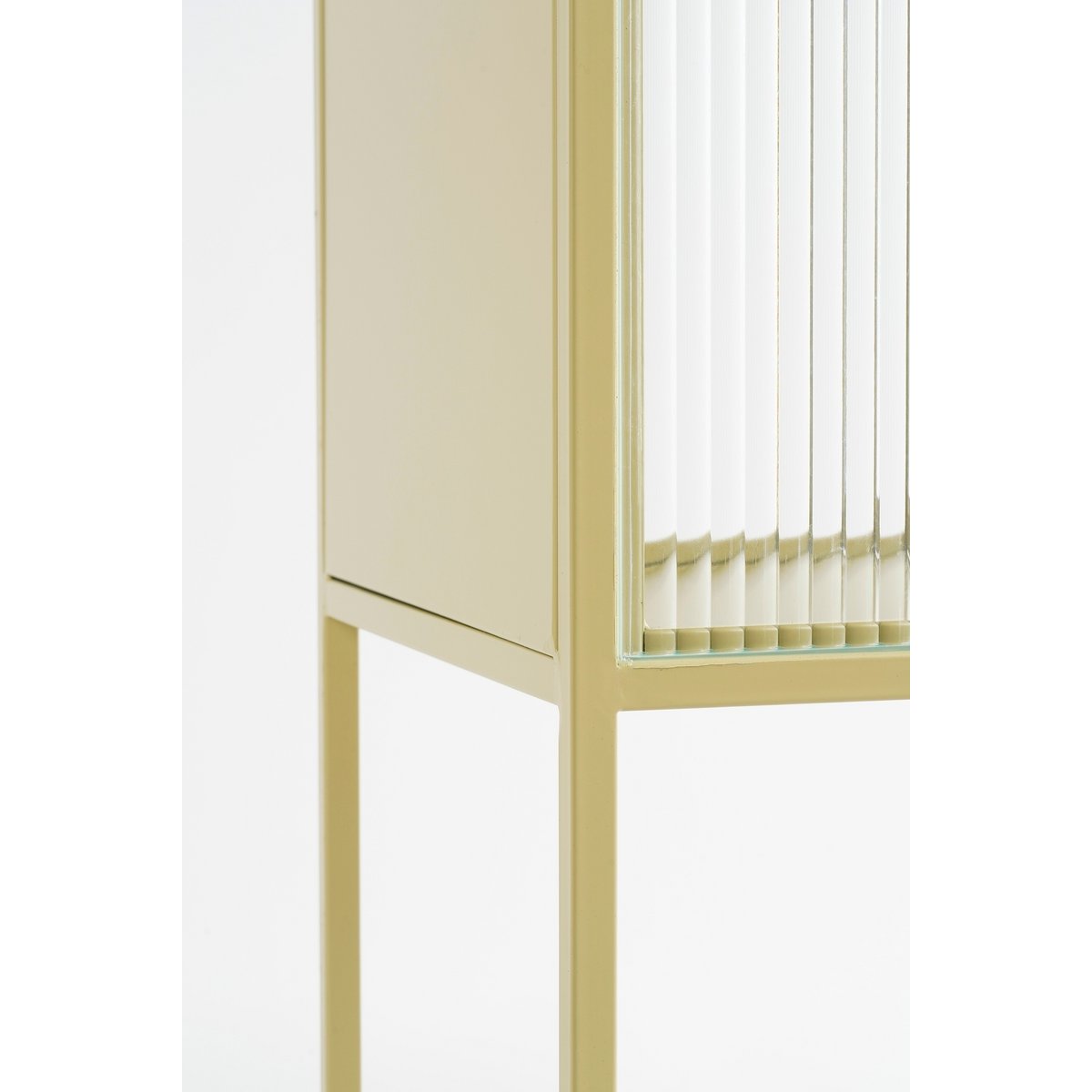 Buffet de rangement Clifton double - Métal - beige