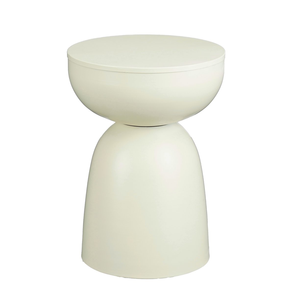 Table d'appoint Elliot - Iron - Off-White