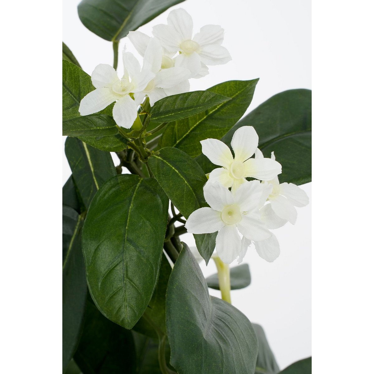Plante Artificielle Stephanotis en Pot de Fleur Stan - H50 x Ø40 cm - Blanc