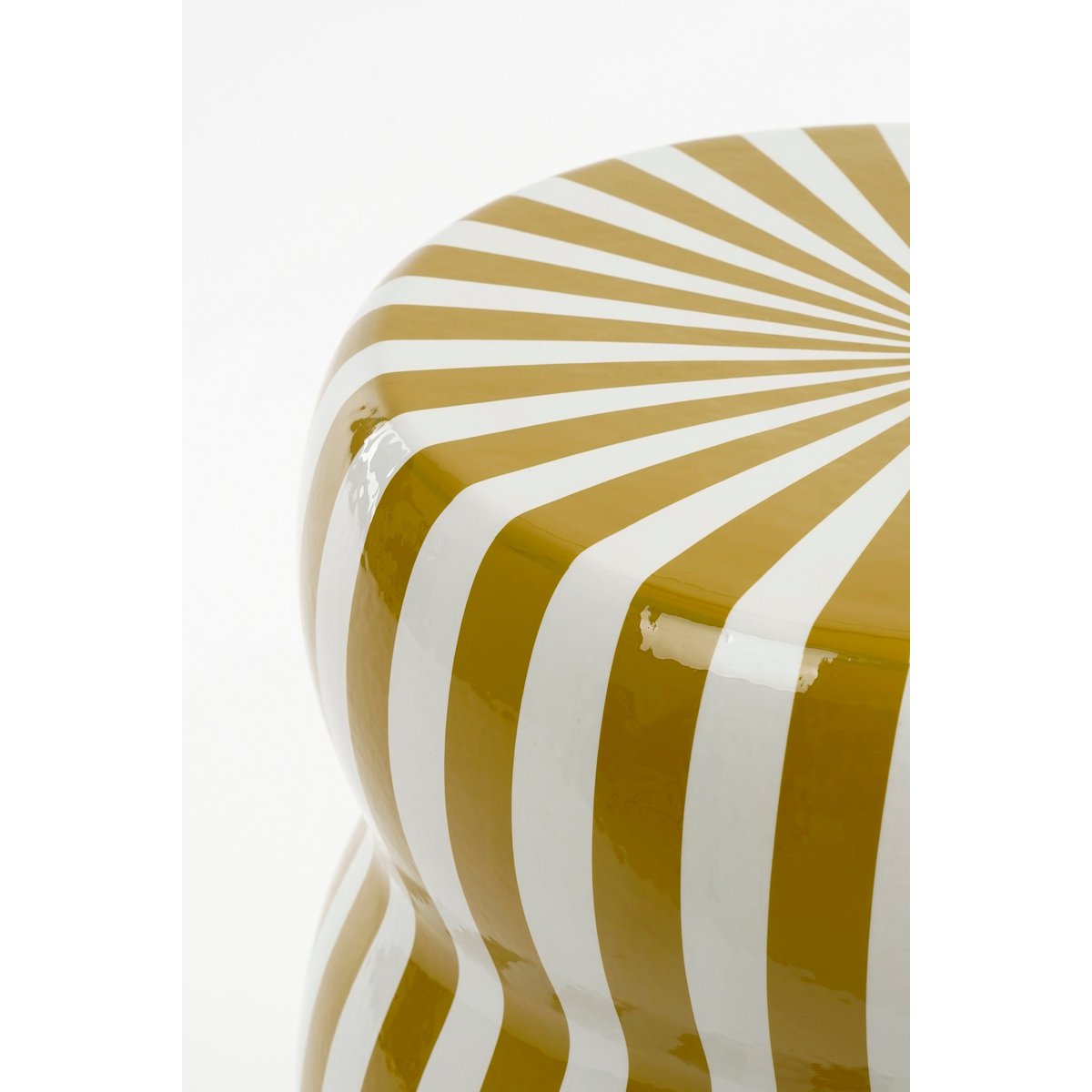 Table d'appoint Skipper - Céramique - Crème, ocre