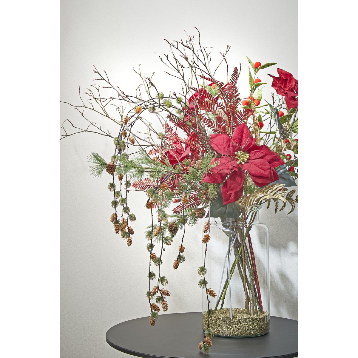 Vase Vienne - H44 x Ø25 cm - Verre recyclé - Transparent