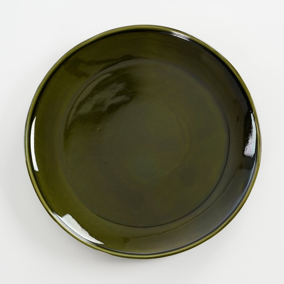 Assiette plate Rhea / Ø28 cm - Céramique - Vert