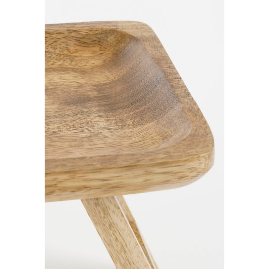 Duko Tray - L50 X B15 X H17 CM - Mangohout - Brown foncé