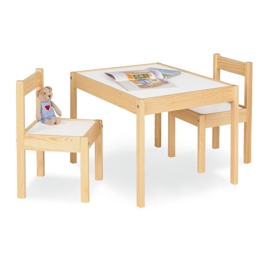 Ensemble table et chaises pour enfants 'Olaf', 3 parties