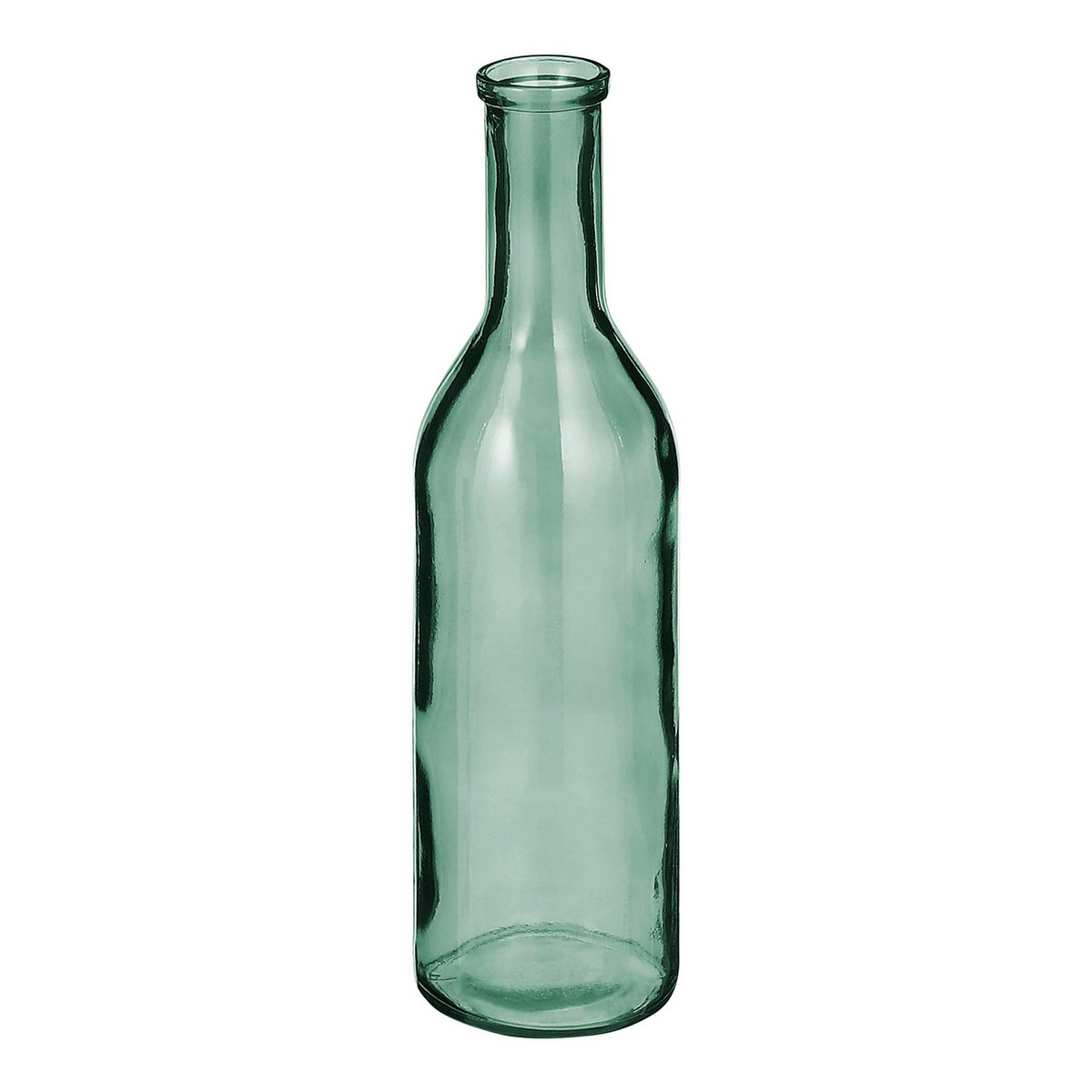 Vase Bouteille Rioja - H50 x Ø15 cm - Verre recyclé - Vert
