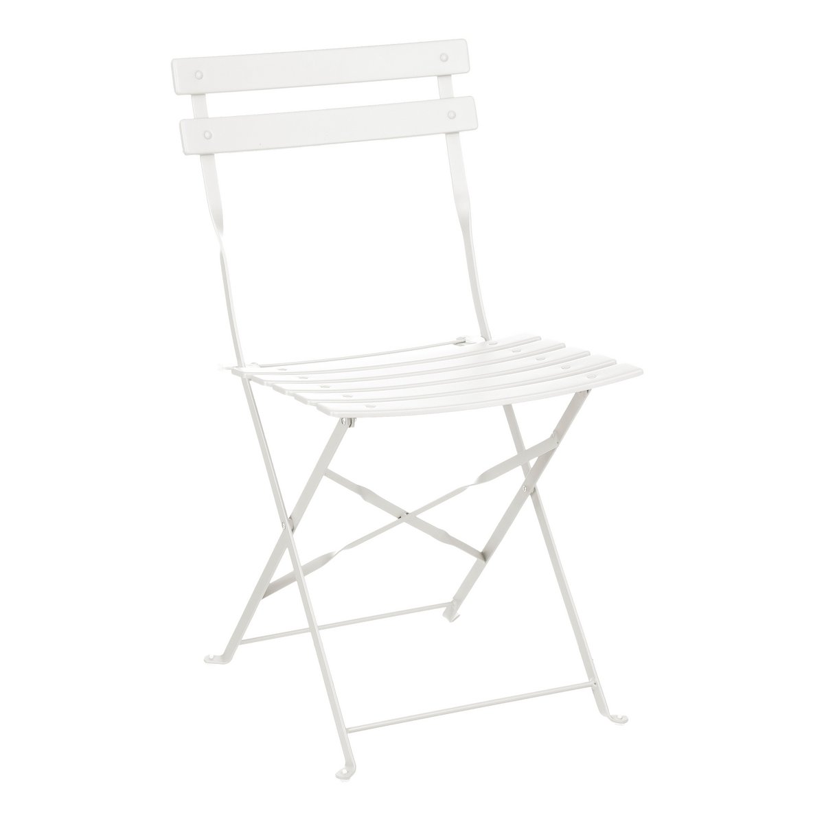 Ensemble Bistro Laurence - Métal - Blanc