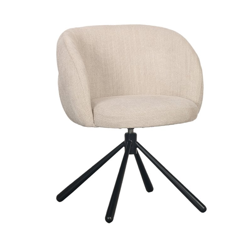 Pebble Beige Swivel Chair