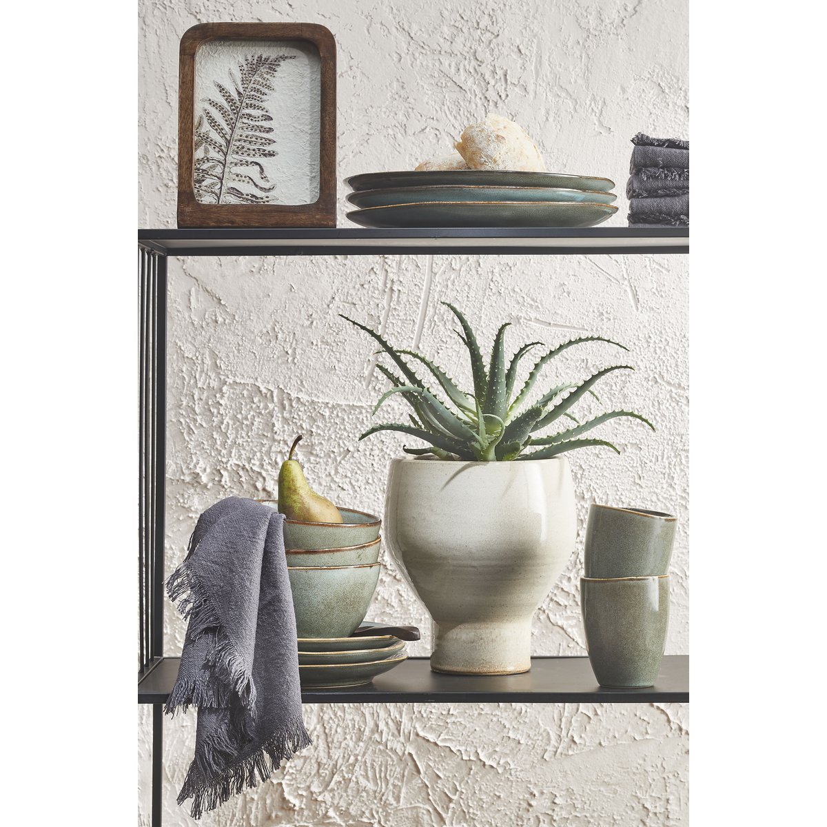 Tabo Service de Vaisselle 4 Personnes - Vert