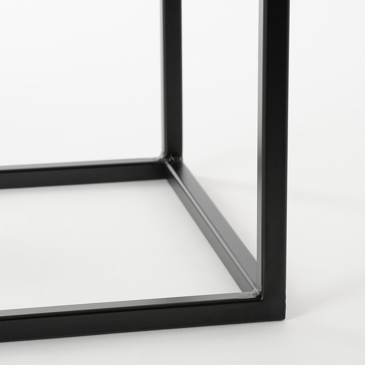 Table d'appoint Goa - Lot de 2 - L35 x l35 x H55 cm - Métal - Noir