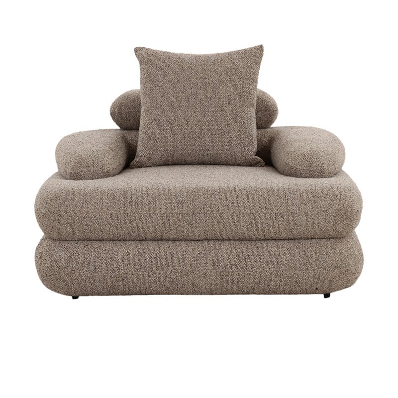 Cairo Sand Boucle Lounge Chair