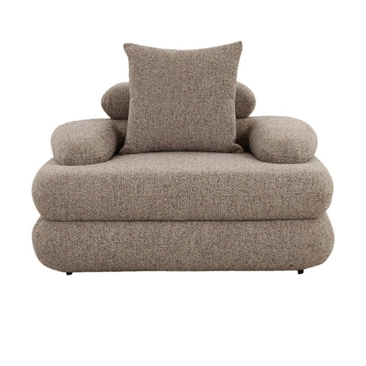 Cairo Sand Boucle Lounge Chair