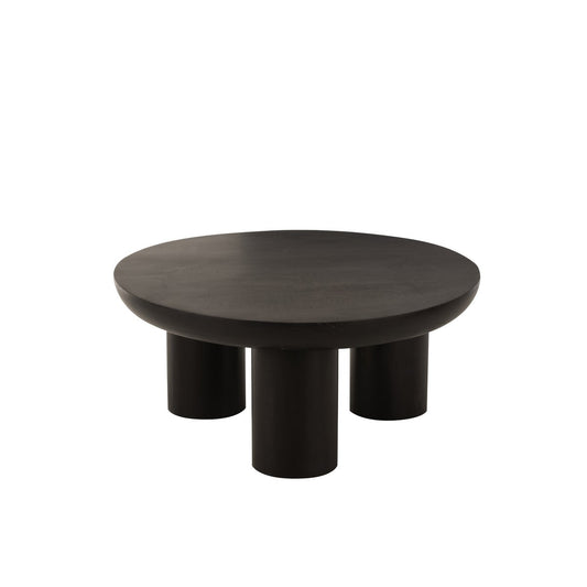Table basse Trio - bois - noir
