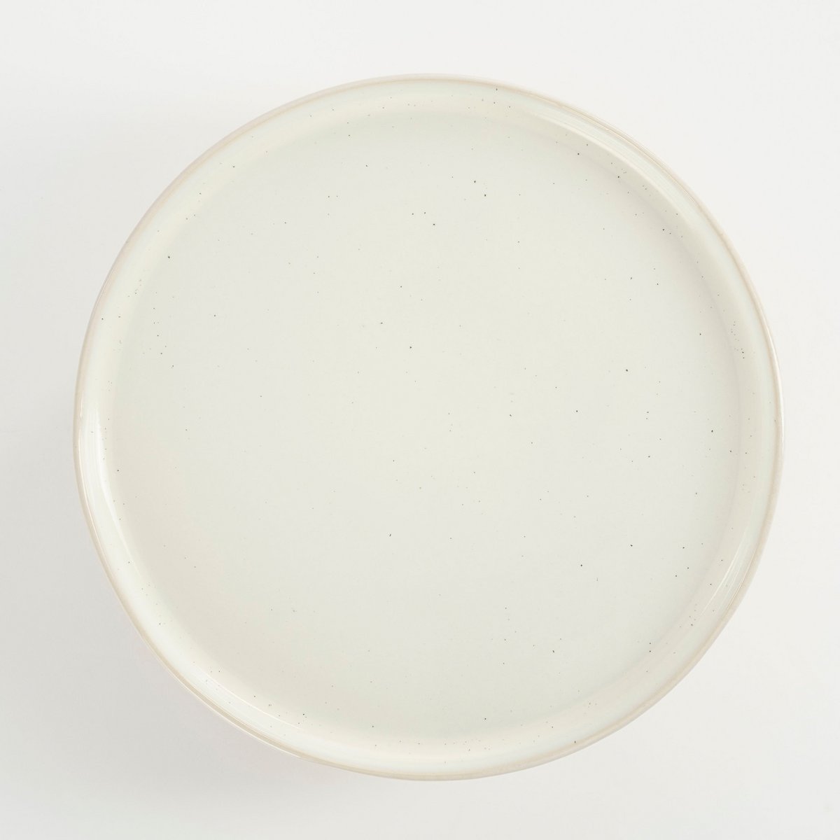 Présentoir à Gâteaux Racco - H11 x Ø28 cm - Grès - Blanc Cassé