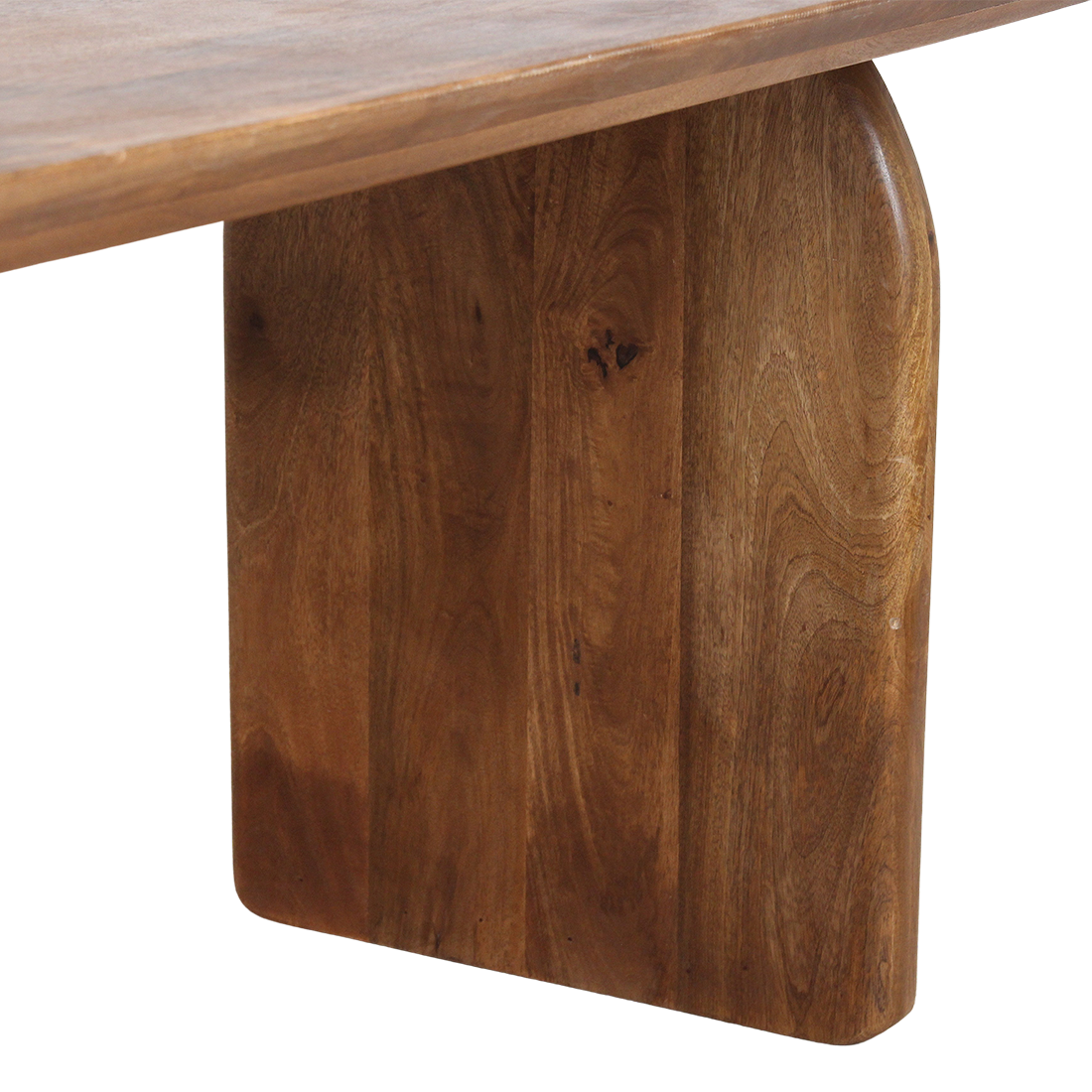 Table à manger bullnose châssis fermé