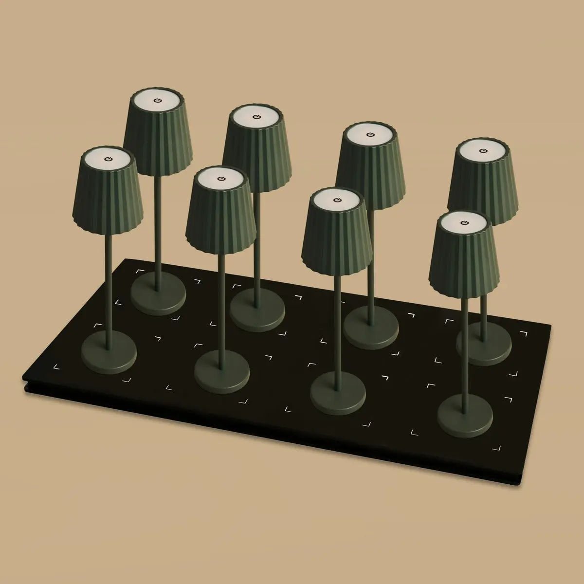 Professioneel draadloos oplaadstation met 8 oplaadpoorten - Eenvoudig en functioneel met Q1-technologie