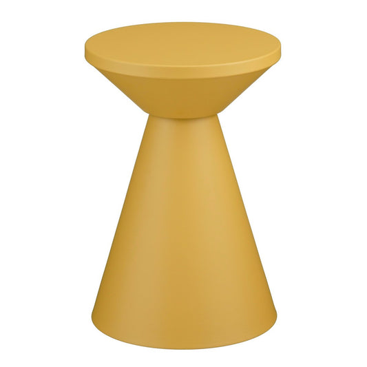 Table d'appoint Jim - H45 X Ø31 cm - Iron - Ochère Jaune