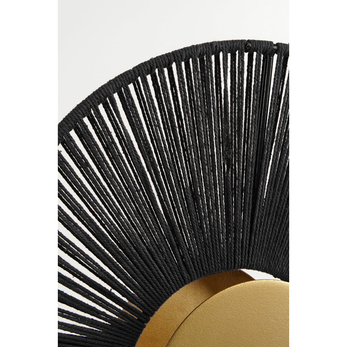 Applique murales Helge - Noir, Or