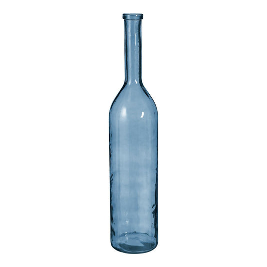 Vase Bouteille Rioja - H100 x Ø21 cm - Verre recyclé - Bleu Clair