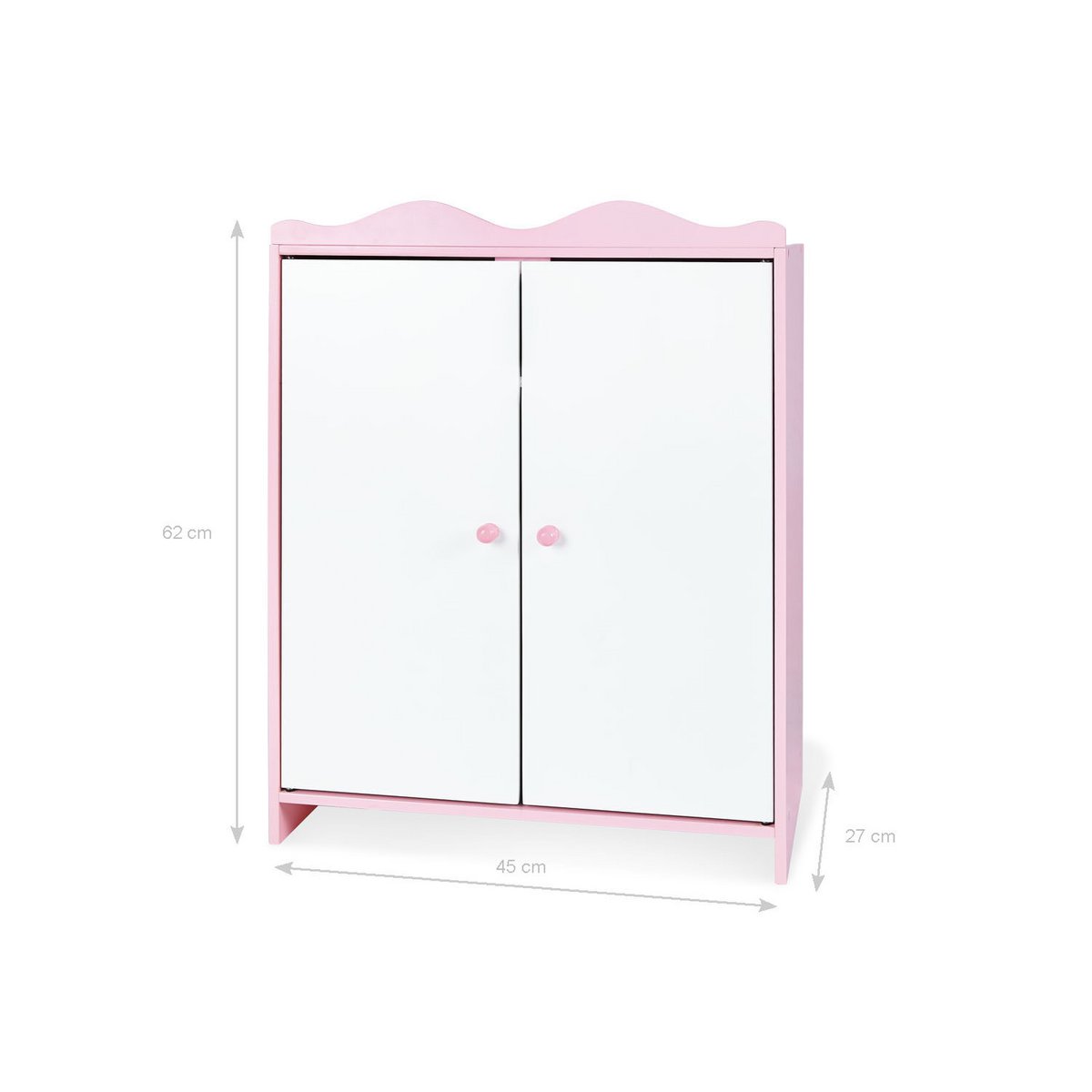 Armoire de poupée 'Jasmin', 4 pièces