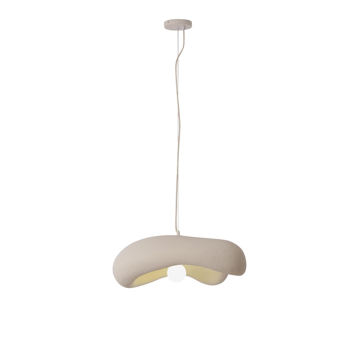 Lampe suspendue Hana 60 cm – Design Japandi organique