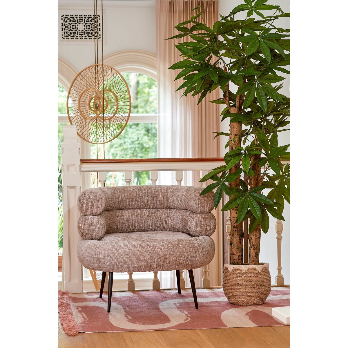 Plante Artificielle Pachira - H175 x Ø85 cm - Vert