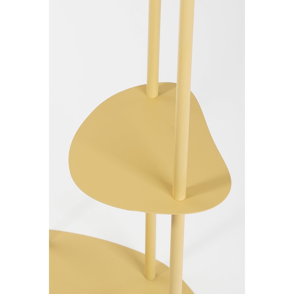 Table Plante Fonda - L48 x l27 x H140 cm - Métal - Jaune clair