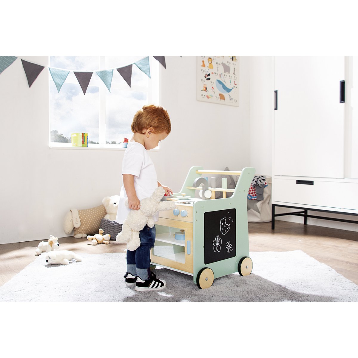 Cuisine pour enfants 'Kalle', vert pastel