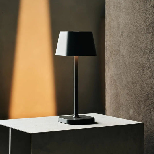 Ava Stone Grey - lampe de table rechargeable | Lampe élégante et sans fil et dimmable