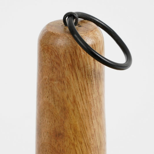 Caden Etagère - H36 X Ø33 cm - Bois de mangue recyclée - FSC 100% - brun clair