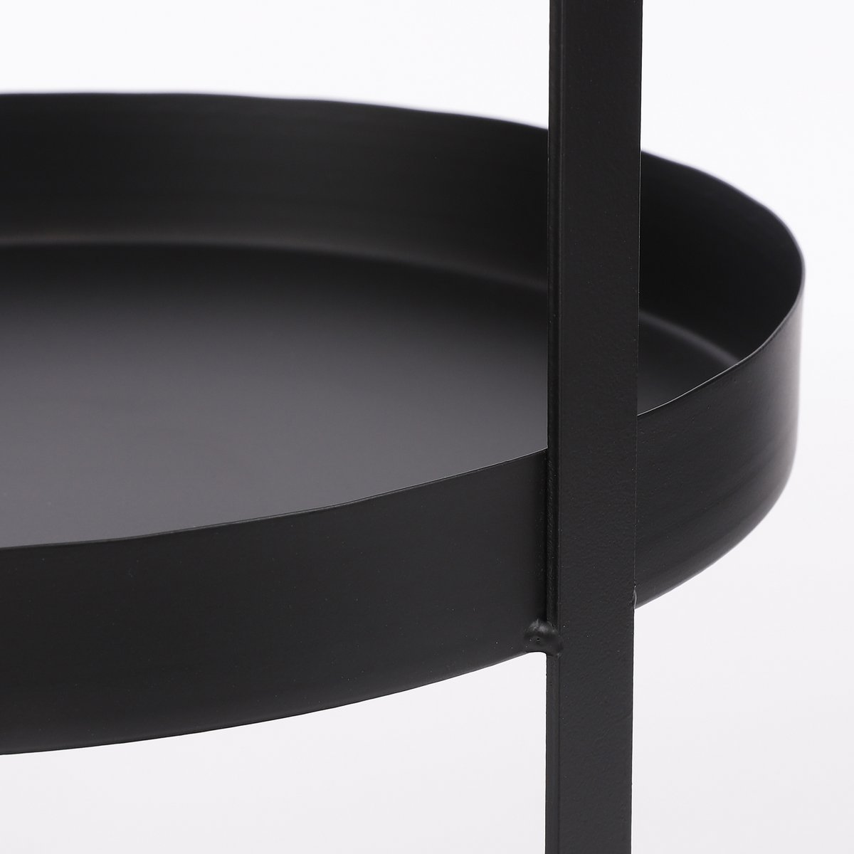 Etagere 2 étages - Métal - Noir