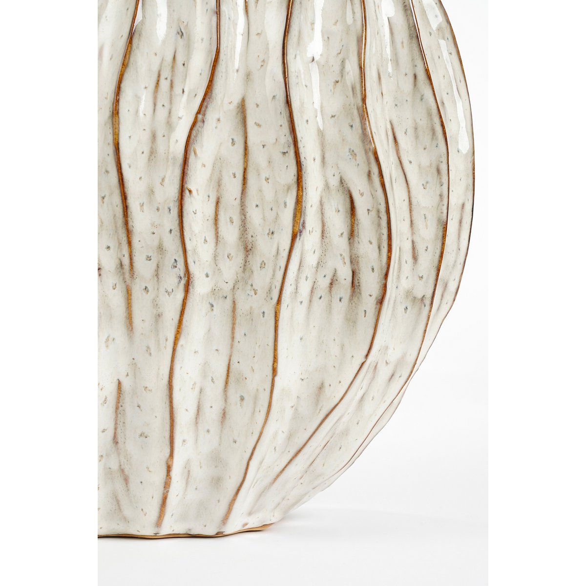 Jovi Vase - L43 x B23 x H41 cm - Céramique - blanc