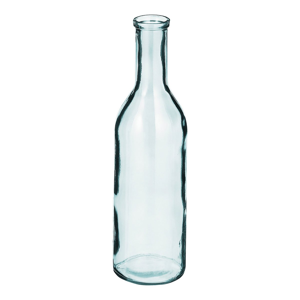 Vase Bouteille Rioja - H50 x Ø15 cm - Verre recyclé - Transparent