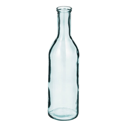 Vase Bouteille Rioja - H50 x Ø15 cm - Verre recyclé - Transparent