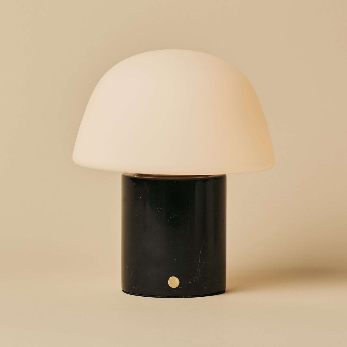 Maes Black / Nero Marquina – Lampe de table rechargeable en Marbre