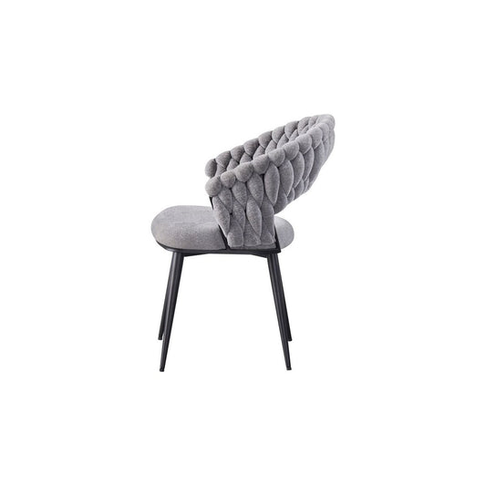 Chaise Wave Tressée | Gris