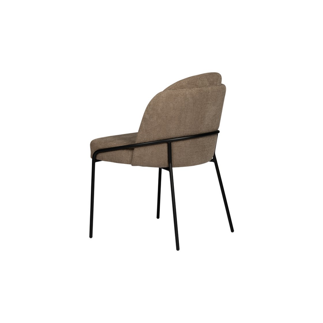 Chaise Fjord Marron (Lot de 2)