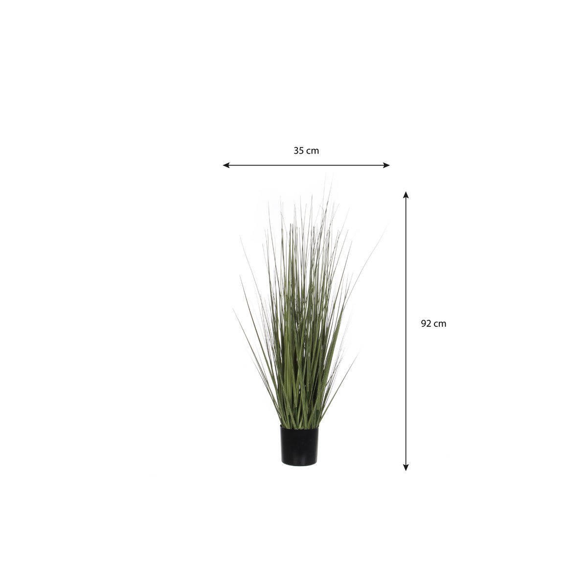 Plante de Gazon Artificiel - H92 x Ø35 cm - Vert