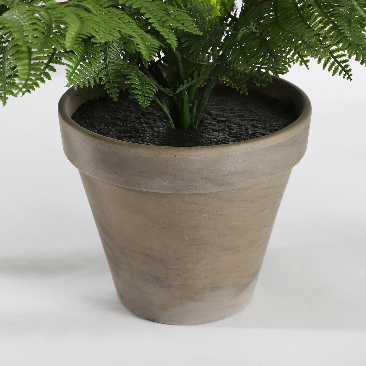Fougère artificielle en pot de fleur Stan - H38 x Ø50 cm - Vert