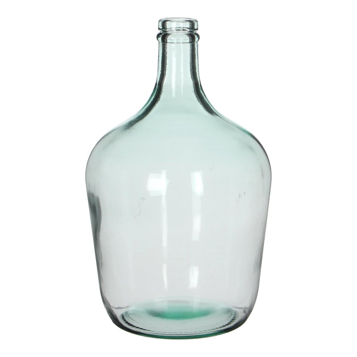 Vase Bouteille Diego - H30 x Ø18 cm - Verre recyclé - Transparent